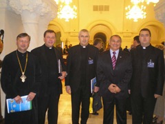 Reprezentantii Bis. Catolice, cu repr. BOR si Dep. Andea