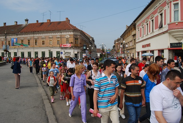 Procesiune spre catedrală