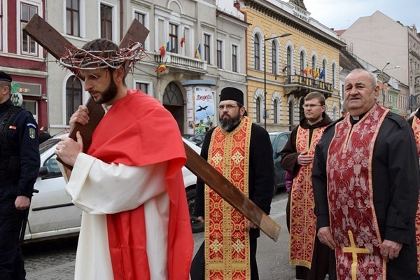 8 aprilie 2015 - Miercurea Mare - Calea Crucii prin Cluj-Napoca